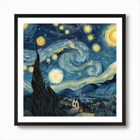 Starry Night 4 Art Print