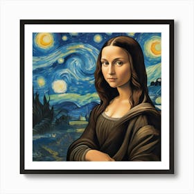 Mona Lisa Painting Poster