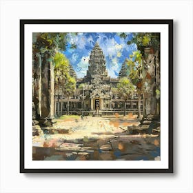 Angkor Temple 2 Art Print