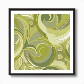 Abstract Swirls Art Print