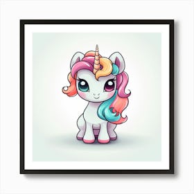 Cute Unicorn 365 Art Print