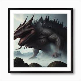 Godzilla 1 Art Print