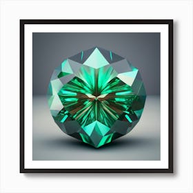Emerald 3 Art Print