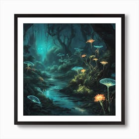 Faerie Forest Art Print