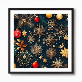 Christmas Background 1 Art Print