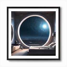 Futuristic Bedroom 6 Art Print