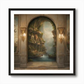 Fairytale Scene Art Print