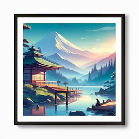 Asian Landscape 39 Art Print