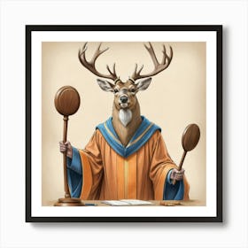 Harry Potter Deer Art Print