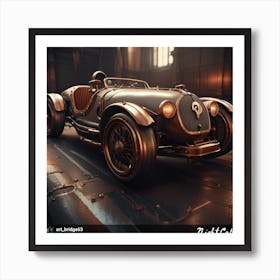Steampunk Car 1 Art Print