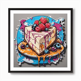 Ice Cream Cake Art Print