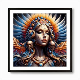 Mexican Woman Art Print