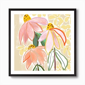 Flowers Sonnenhut F Art Print