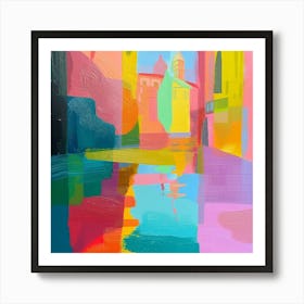 Abstract Travel Collection Venice Italy 4 Art Print