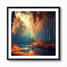 Autumn Forest 1 Art Print