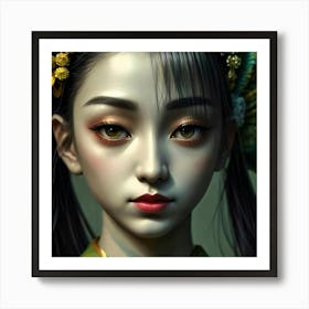 Japan Geisha Visual 21 Art Print