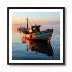 Boats Fine Art Posters By Csaba Fikker For Ai Art Depot 22 Art Print