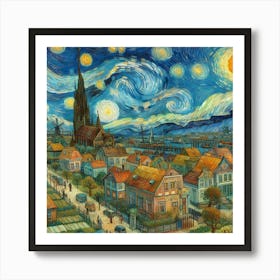 Starry Night Art Print