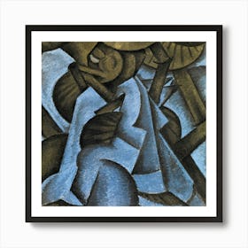 'The Blue Woman' Art Print