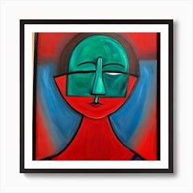 Abstract Painting Of An Disturbing Mind Art Print