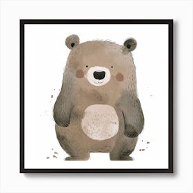 Bear Print Art Print