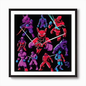 Teenage Street Judges  Art Print