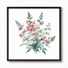 Flower of Snap-dragon Art Print