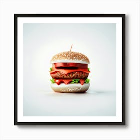 Cheeseburger Iconic (32) Art Print