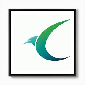 Bird Logo Art Print