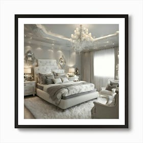 Luxury Bedroom Design Ideas Art Print