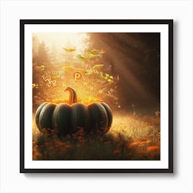 Pumpkin Life Art Print