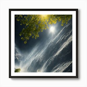 Earth And Sun Art Print