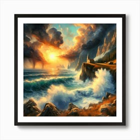 Tempestuous Beauty 7 1 Art Print