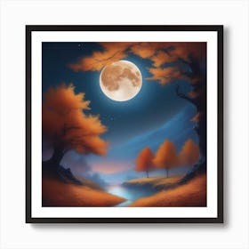 Harvest Moon Dreamscape 10 Art Print