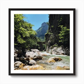 Rugova Canyon Art Print