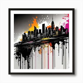 New York City Skyline 73 Art Print