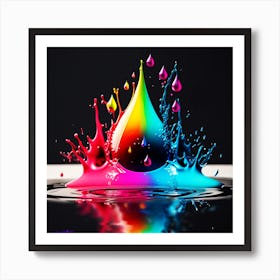 Drop Of Color Art Print