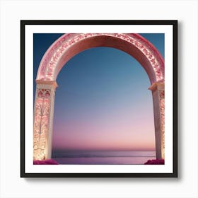 Archway At Dusk Art Print