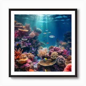 Coral Reef Art Print