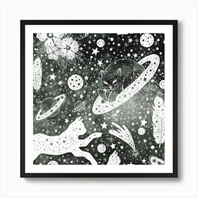 Galaxy Kitty Art Print (5) Poster