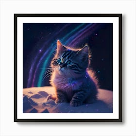 Cat Galaxy (125) Art Print