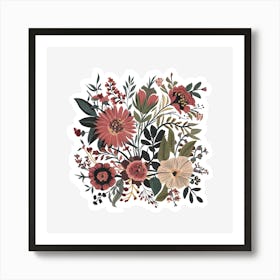 Floral Bouquet 6 Art Print