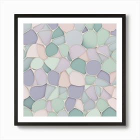 Mosaic Tile Pattern 2 Art Print