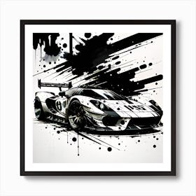 Ford Gt 9 Art Print