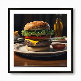 Burger 12 Art Print