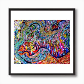 Psychedelic Views Art Print