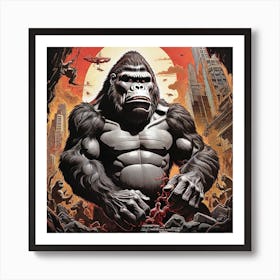 Kong Kong Art Print