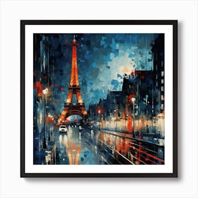 Paris At Night 9 Art Print