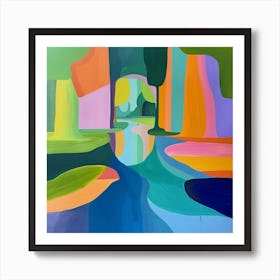 Abstract Park Collection St Stephens Green Dublin 2 Art Print