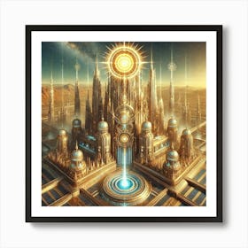 Emperor Zenith Palace Converted Art Print